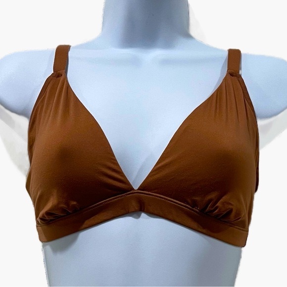 Pink by Victoria’s Secret Base Stretch Triangle Bralette Red Pepper Sz M… - Picture 4 of 9